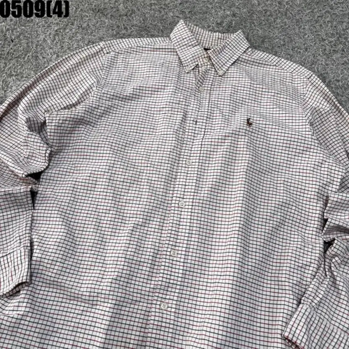 [BUNJANG] Polo Ralph Lauren Plaid Long Sleeve Shirt / 폴로 랄프로렌 체크 긴팔 셔츠 100- | 0509