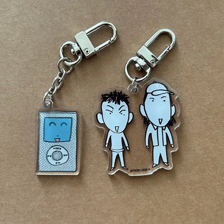 [BUNJANG] OneTwoTen Mopung Cafe Postcard &amp; Keyring Set / 원투텐 모펀카페 엽서&amp;키링