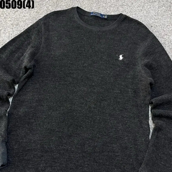 [BUNJANG] Polo Ralph Lauren Waffle Long Sleeve Black XL / 폴로 랄프로렌 와플 롱슬리브 블랙 XL | 0509