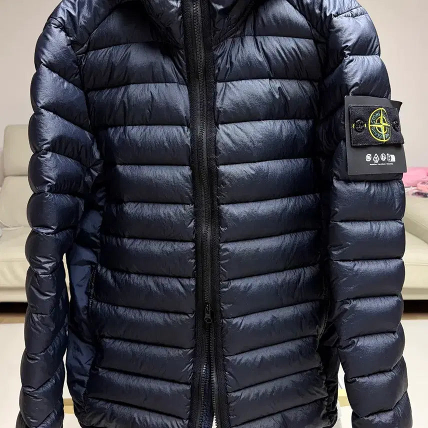[BUNJANG] Stone Island 24FW Loom Woven Chamber Nylon Down Padded Jacket / 24FW 스톤아일랜드 룸우븐 챔버 나일론 다운 패딩(새상품급)