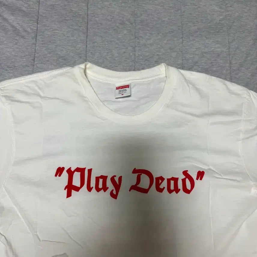 [BUNJANG] Supreme Play Dead Short Sleeve T-Shirt / [M]슈프림 플레이 데드 반팔 티