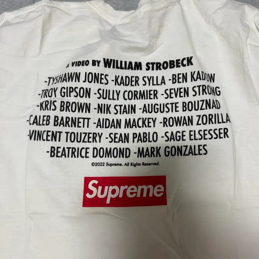 [BUNJANG] Supreme Play Dead Short Sleeve T-Shirt / [M]슈프림 플레이 데드 반팔 티