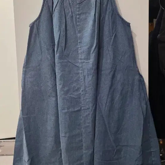 [BUNJANG] Denim Overall Dress Skirt / 데님 멜빵 원피스 청멜빵 스커트
