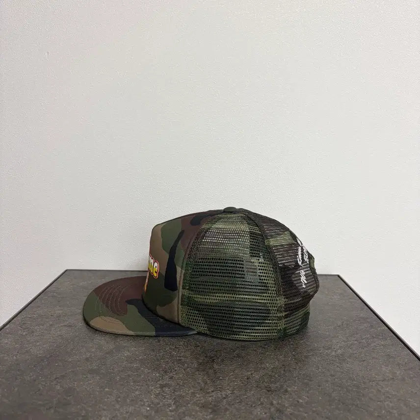 [SOLD OUT] (OS) 슈프림 5패널 볼캡 모자 선인장 비프 카모 메쉬백