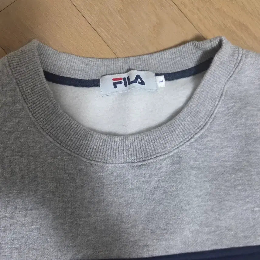 [BUNJANG] FILA Gray Sweatshirt T-shirt / 휠라 FILA 회색 맨투맨 티셔츠