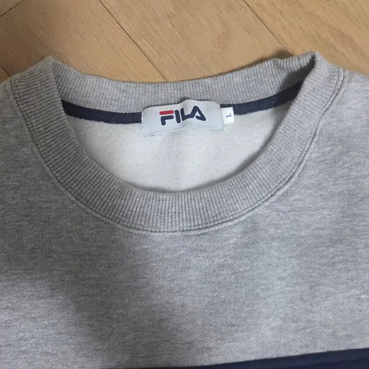 [BUNJANG] FILA Gray Sweatshirt T-shirt / 휠라 FILA 회색 맨투맨 티셔츠