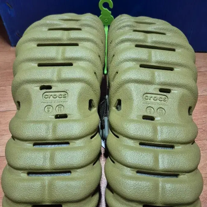 [BUNJANG] Crocs Echo Clog Khaki Aloe Size 270 / 크록스 에코 클로그 카키 알로에