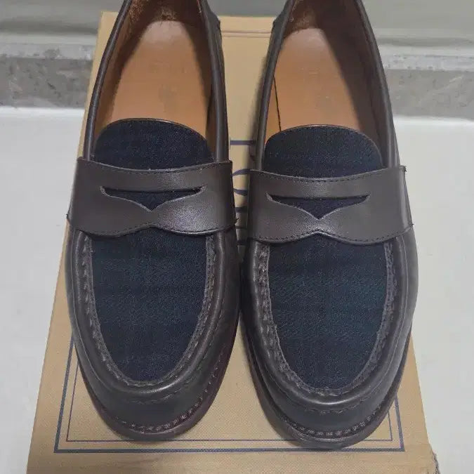 [BUNJANG] Polo Ralph Lauren Black Watch Penny Loafers / 폴로 랄프로렌 블랙와치 페니 로퍼