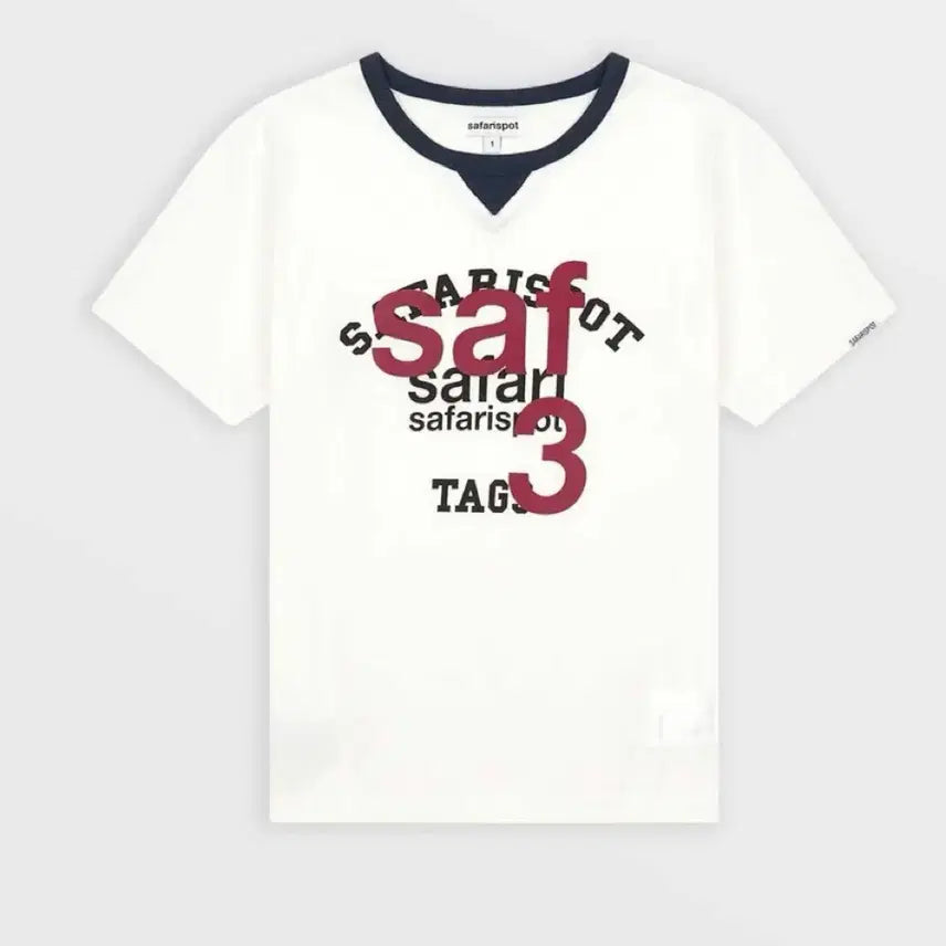 [BUNJANG] Safarispot Roux Base School Club Tee Size 1 / 사파리스팟 1/2 Roux Base School Club Tee
