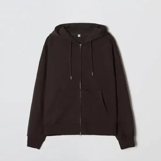 [BUNJANG] SPAO Cropped Zip-Up Hoodie (XL, Brown) / 스파오 후드집업