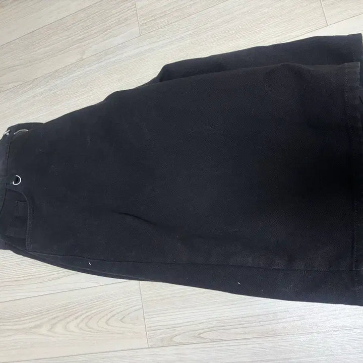 [BUNJANG] Signature Summer Cotton D-Ring Bermuda Pants Black L / 시그니처 썸머 코튼 D링 버뮤다 팬츠 블랙 L