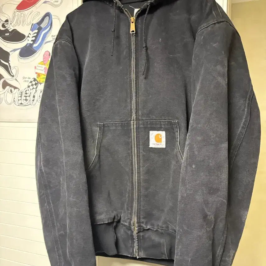 [BUNJANG] Carhartt Active Jacket JR105 Black / 칼하트  액티브자켓 JR105 블랙(L)