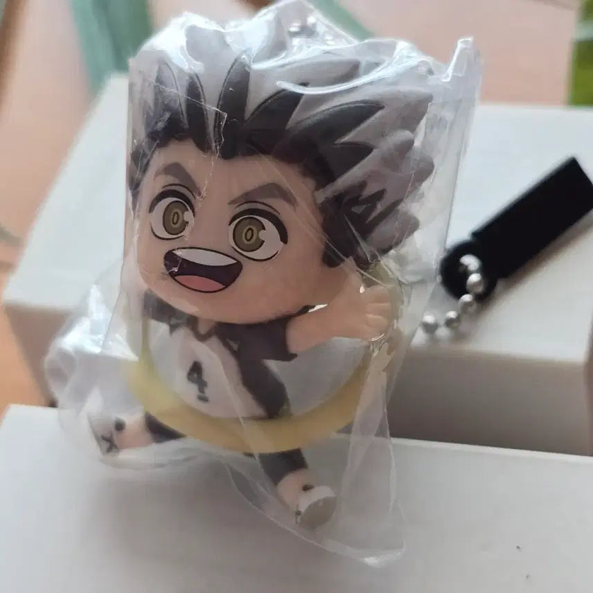 [BUNJANG] Haikyuu!! Bokuto Kōtarō Ring Mascot Keychain (Unsealed) / (단순개봉) 하이큐 링 마스코트 보쿠토 코타로 키링 가챠
