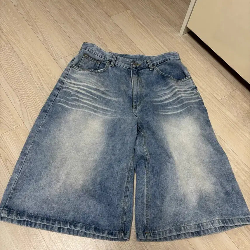 [BUNJANG] Egoist 8-part Denim Bermuda Pants Size 3 / 이지노이지 8부 데님 버뮤다 팬츠 3번 사이즈