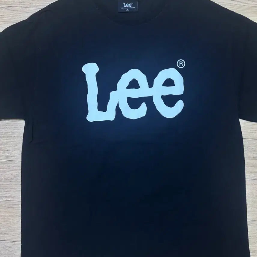 [BUNJANG] Lee Big Logo Short Sleeve T-Shirt Black / [S] Lee 리 빅로고 반팔 티셔츠 블랙