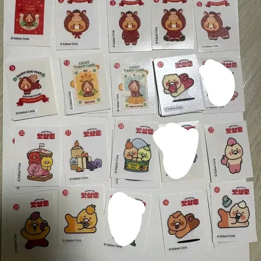 [BUNJANG] Chunsik Ttiru Ttirru Sticker Collection / gs25 맛삼춘 춘식이 띠부씰