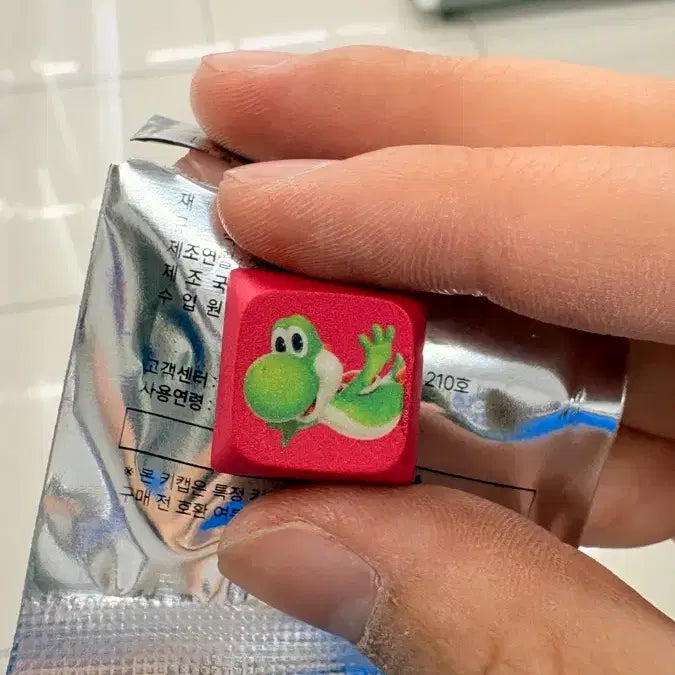 [BUNJANG] Super Mario GS25 Lunch Box Keycap - Yoshi or Toad / 교환) 슈퍼마리오 슈마 지에스25 gs25 도시락 키캡 요시 키노피오
