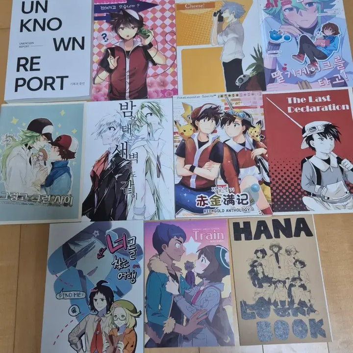 [BUNJANG] Pokemon Fanbook Volume 11 Bundle Set / 포켓몬스터 포켓몬 회지 동인지 11권 일괄 판매