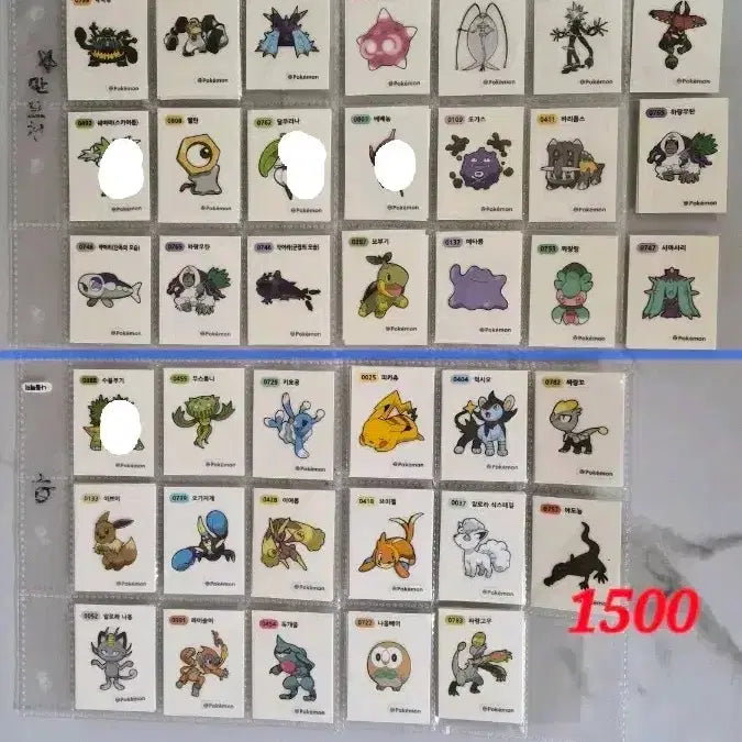 [BUNJANG] Pokemon 30th Anniversary Special Edition Sticker Set / 30주년뉴포켓몬띠부씰스페셜