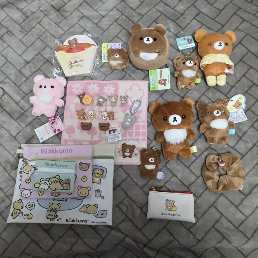 [BUNJANG] Rilakkuma Koguma Bundle Set Plush / 리락쿠마 코구마 일괄 판매합니다.