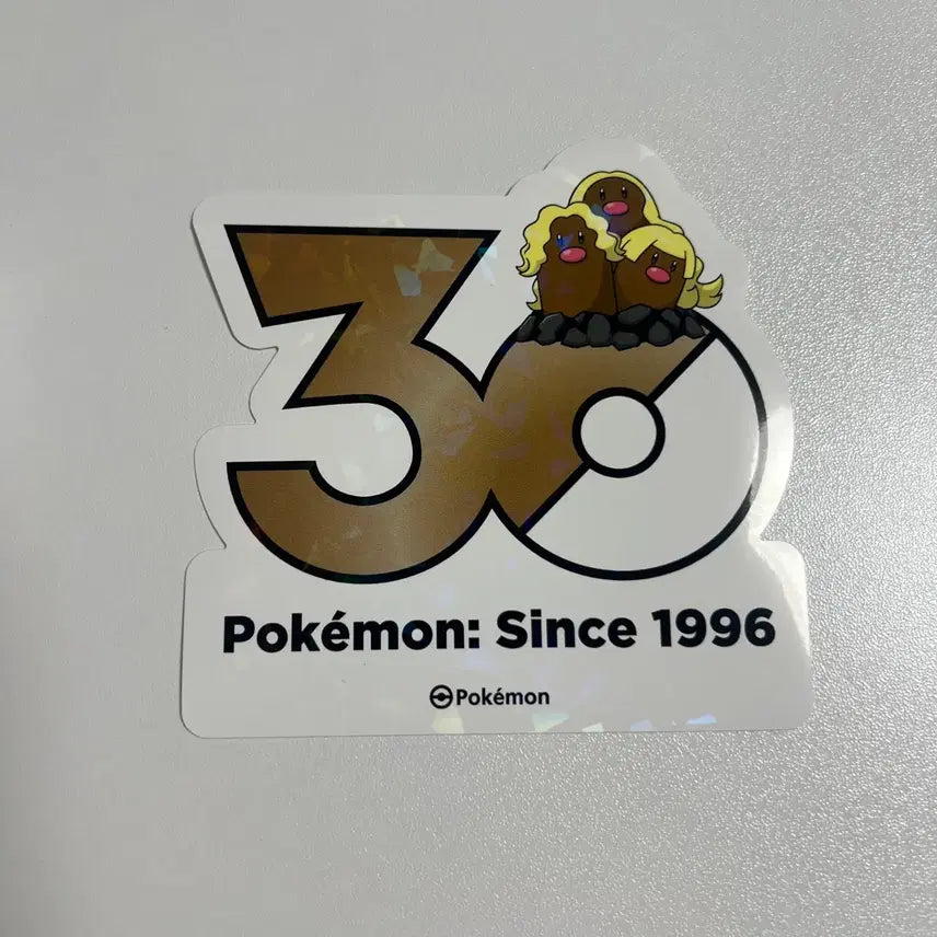 [BUNJANG] Doktrio Pokemon 30th Anniversary Sticker Set / 닥트리오 포켓몬 30주년 스티커 올리브영