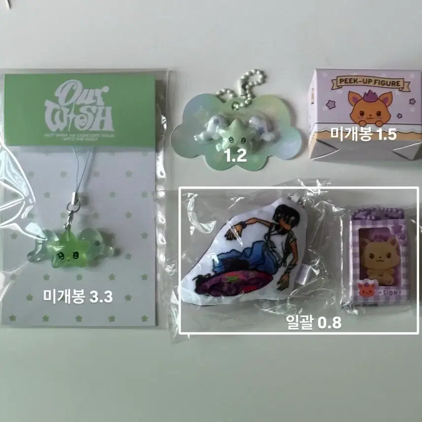[BUNJANG] NCT WISH WISHDOLL KURI SIONING Bakery MD Keyring / 엔시티 위시 위시돌 시오닝 베이커리 히퍼 엠디 키링 팝업 위츄 쿠션 야광