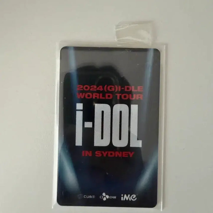 [BUNJANG] G)I-DLE World Tour Sydney Entrance Photocard / 아이들 월드투어 시드니 입장 포카