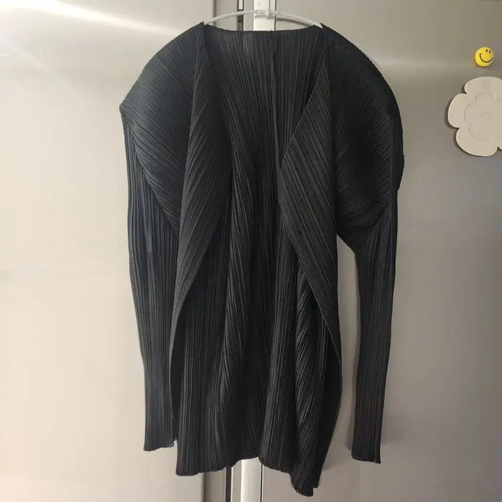 [BUNJANG] Issey Miyake Pleats Please Cardigan Black Size 3 / 이세이미야케 플리츠플리즈 가디건