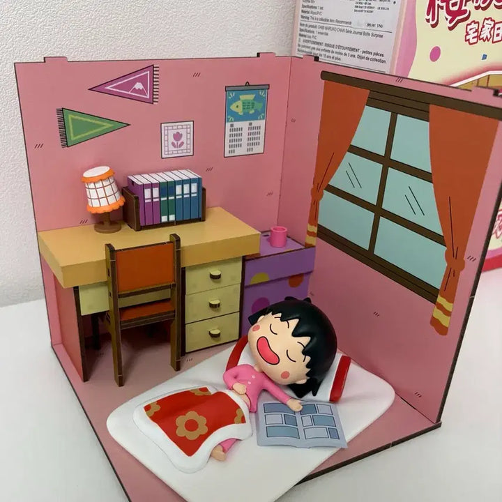 [BUNJANG] Miniso Chibi Maruko-chan Diorama Figure / 미니소 마루코는아홉살 디오라마 피규어 판매