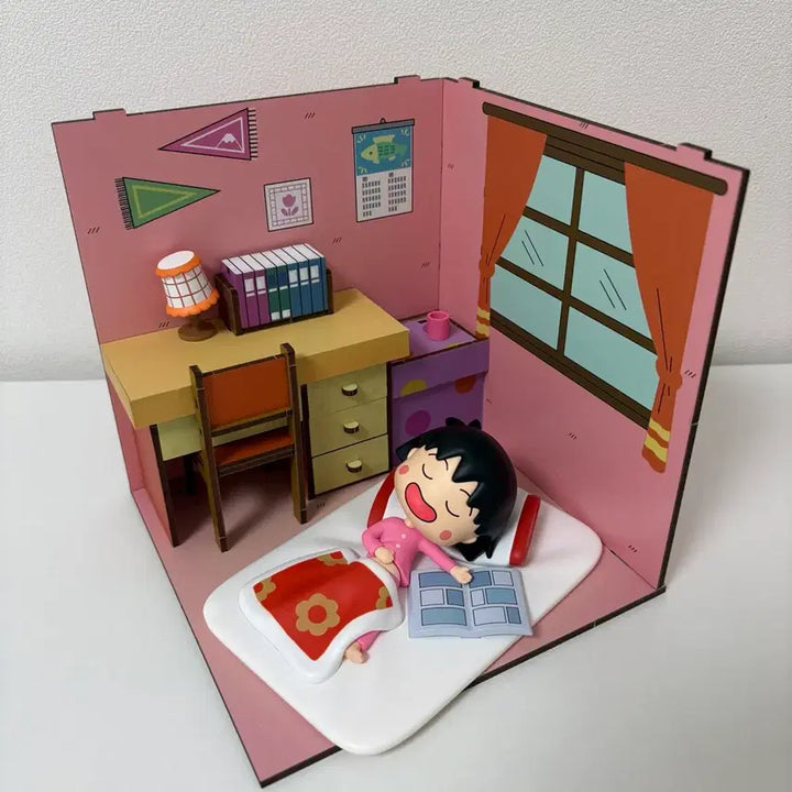 [BUNJANG] Miniso Chibi Maruko-chan Diorama Figure / 미니소 마루코는아홉살 디오라마 피규어 판매