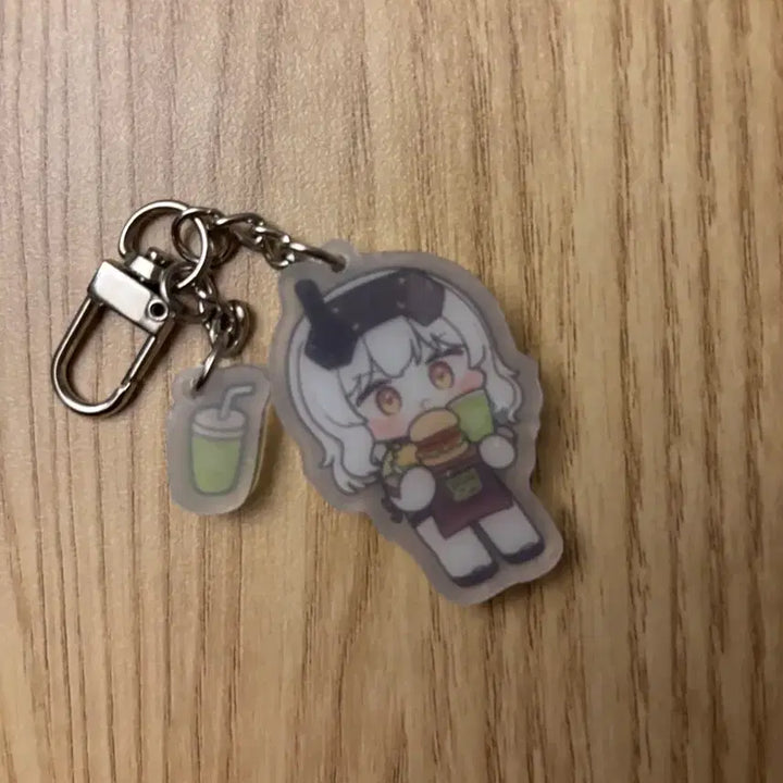 [BUNJANG] Nier: Automata Frakenburger Snow White Keyring / 니케 프랭크버거 키링 스노우화이트 스화