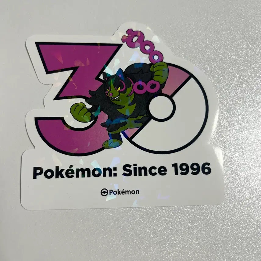 [BUNJANG] Pokemon 30th Anniversary Jota-gu Sticker / 조타구 포켓몬 30주년 스티커 올리브영