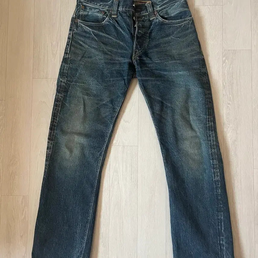 [BUNJANG] Warehouse Blue &amp; Grey Denim Pants / Warehouse blue &amp; grey 웨어하우스 블루앤그레이 데님 팬츠