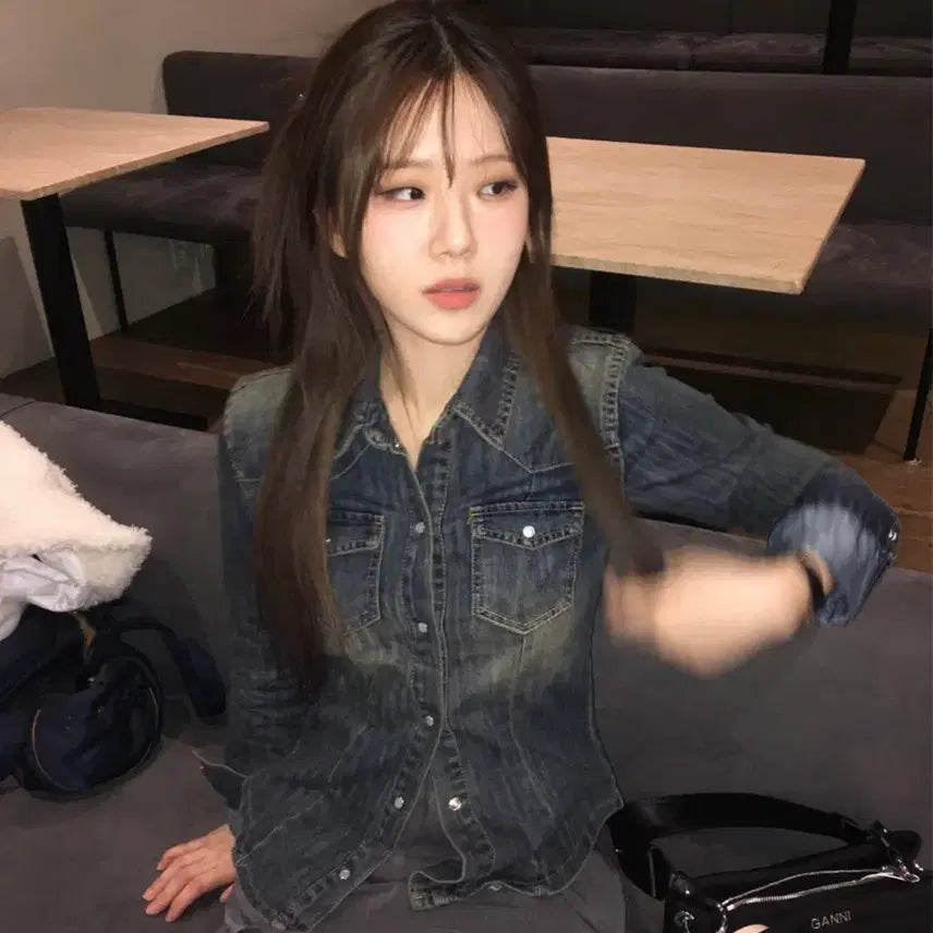 [BUNJANG] Ourcabinet Teen Denim Shirt / Ourcabinet teen denim shirts