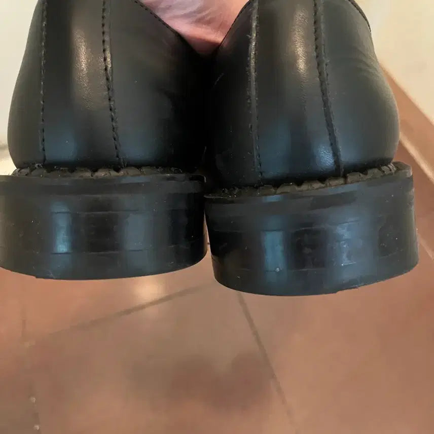 [BUNJANG] Firenze Atelier Derby Shoes Black 255 / 피렌체 아뜨리에 더비슈즈 블랙 255