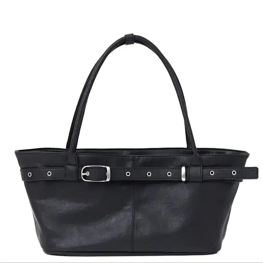 [BUNJANG] Yeomim Belted Boat Bag Black / 여밈 벨티드 보트백 블랙
