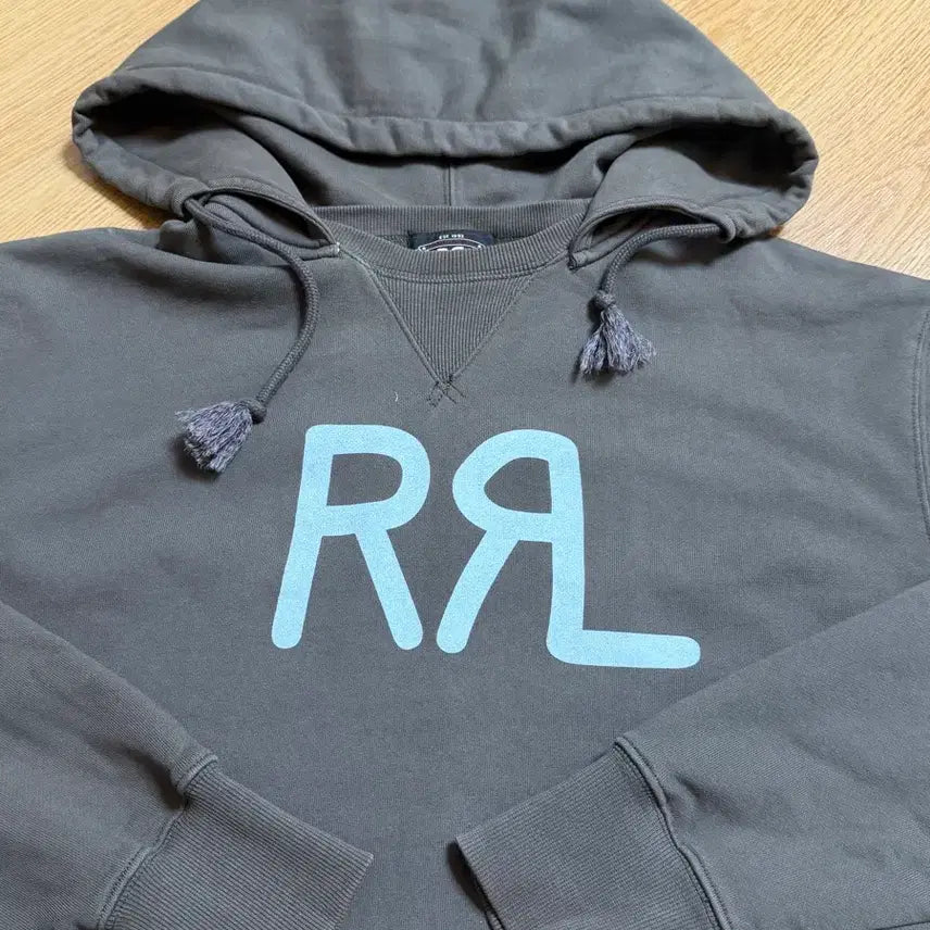 [BUNJANG] RRL Double RL Brown Logo Hoodie / RRL 더블알엘 후드티 브라운