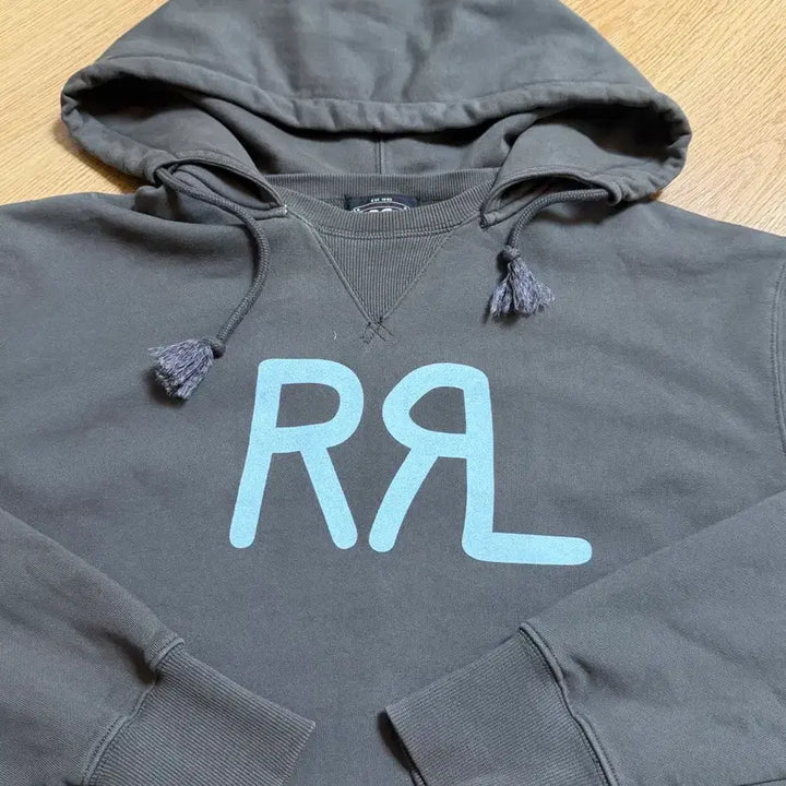 [BUNJANG] RRL Double RL Brown Logo Hoodie / RRL 더블알엘 후드티 브라운