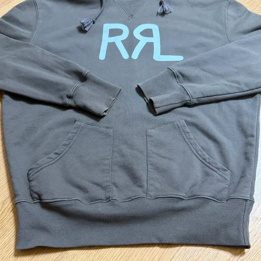 [BUNJANG] RRL Double RL Brown Logo Hoodie / RRL 더블알엘 후드티 브라운