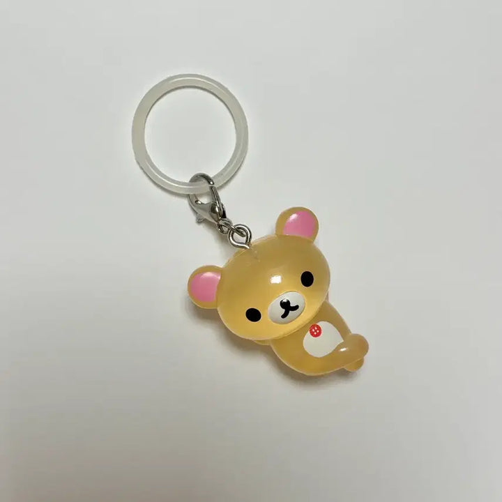 [BUNJANG] Rilakkuma Korilakkuma Clear Pouch Keyring / 리락쿠마 클리어 메지루시 코리락쿠마 인형 키링 파우치 고전