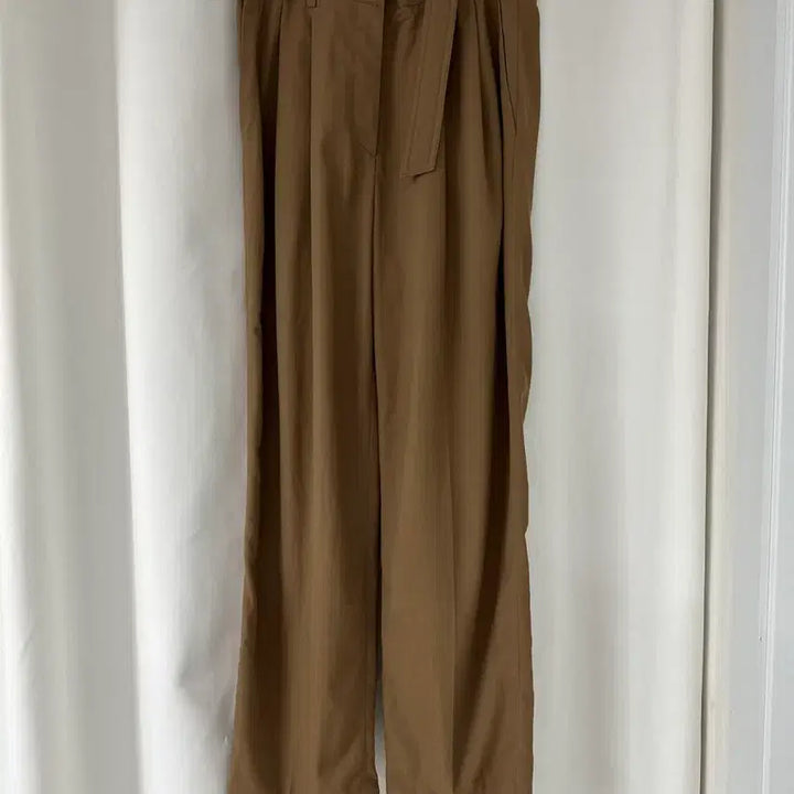 [BUNJANG] SYSTEM Brown Wide Slacks / [여성] SYSTEM 브라운 와이드 슬랙스