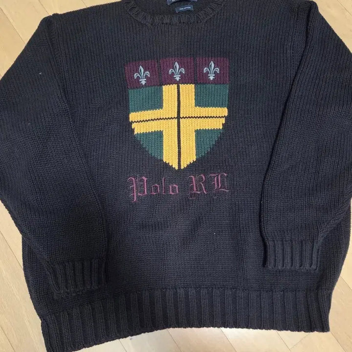 [BUNJANG] Polo Old School Shield Knit / 폴로 올드스쿨 방패 쉴드 니트