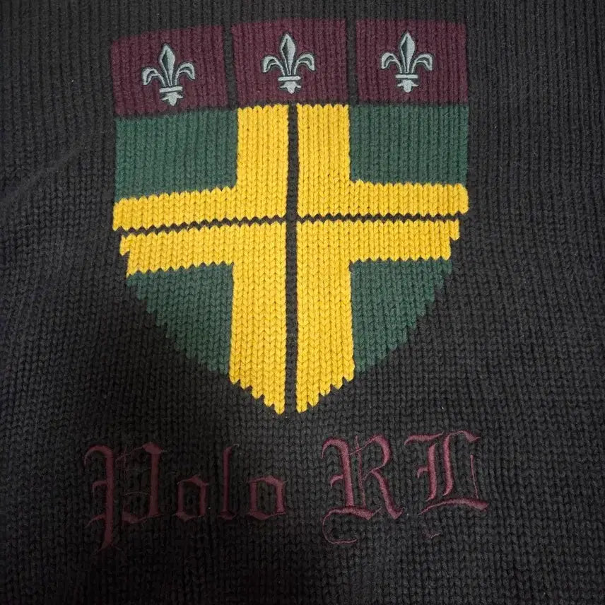 [BUNJANG] Polo Old School Shield Knit / 폴로 올드스쿨 방패 쉴드 니트