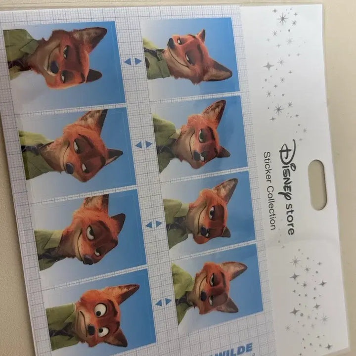 [BUNJANG] Zootopia Nick Wilde Photo ID Sticker / 주토피아 닉 증명사진 스티커