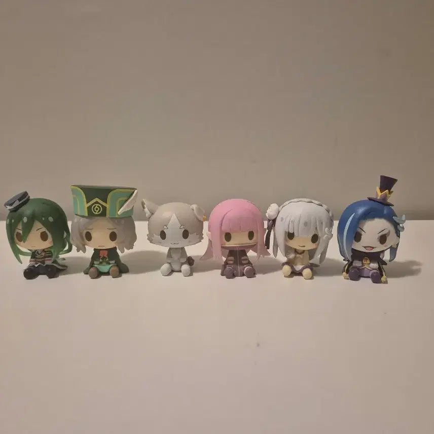 [BUNJANG] Re:Zero Chokonokko Figure 6 Figure Set / 처분) 리제로 초코노코 피규어 6종 일괄판매