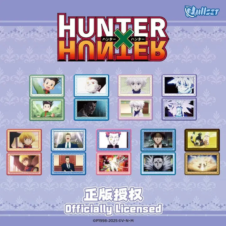 [BUNJANG] Hunter x Hunter TV Series Kirua Square Pin Badge Keychain / 헌터헌터가챠 헌터헌터굿즈 뱃지 TV 시리즈 사각 키링 키르아