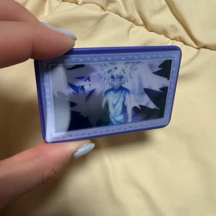 [BUNJANG] Hunter x Hunter TV Series Kirua Square Pin Badge Keychain / 헌터헌터가챠 헌터헌터굿즈 뱃지 TV 시리즈 사각 키링 키르아