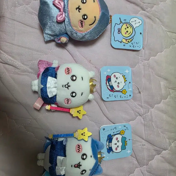[BUNJANG] Chiikawa Birthday Mascot Bundle (Prince Chiikawa, Wizard Hachware, Wizard Usagi) / (일괄) 치이카와 생일 마스코트 왕자 치이카와 하치와레 마법사 우사기