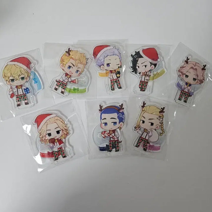 [BUNJANG] Tokyo Revengers Christmas Acrylic Stand Keyring Bundle Set / 일괄)도쿄 리벤저스 크리스마스 아크릴 스탠드 키링