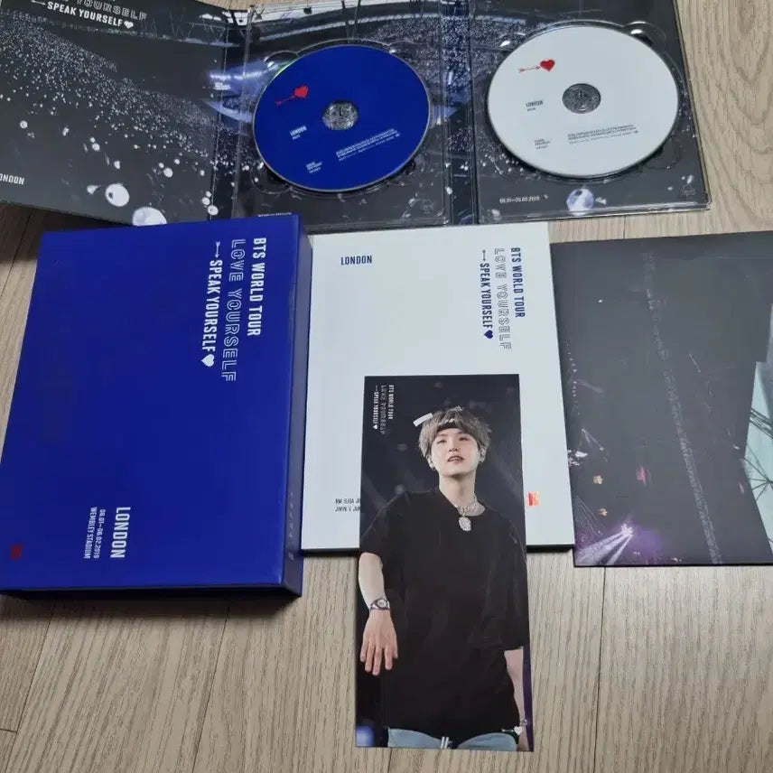 [BUNJANG] BTS SUGA Speak Yourself London DVD Bundle Set / 방탄 스픽콘 런던 dvd 윤기 북마크포함 풀셋양도. bts SUGA